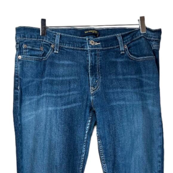 Levi’s Women’s Jeans 524 Superlow Raw Hem Bootcut Low Rise Size Junior’s 17M - Picture 3 of 10